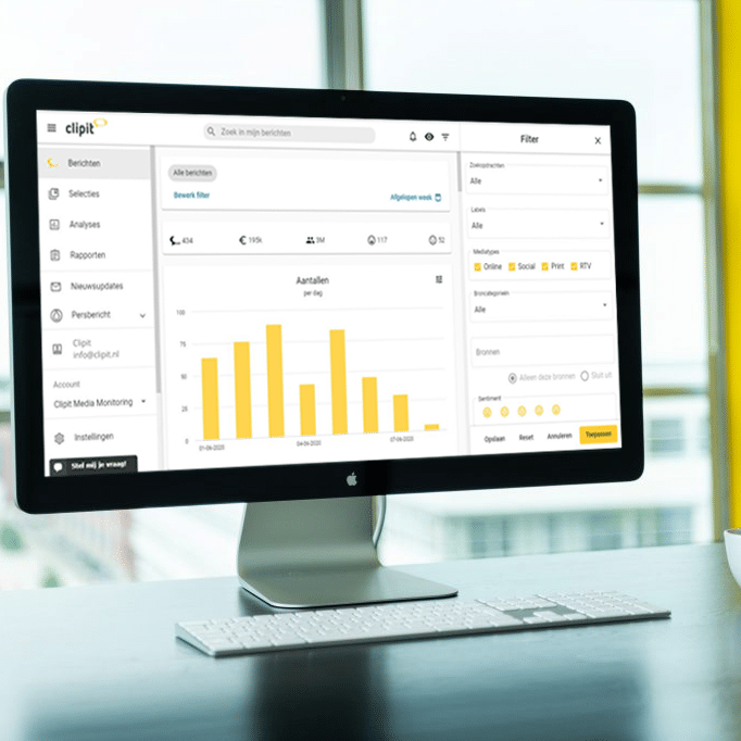 Clipit dashboard in desktop